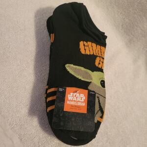 Star Wars-The Mandalorian Gogru Halloween no-show Women's socks 5pair NWT